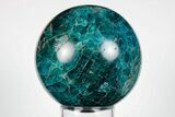 Bright Blue Apatite Sphere - Madagascar #198708-1